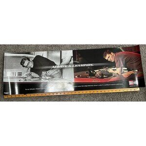 James Dean Dale Earnhardt Jr. Rare 2007 Champion Spark Plug photo poster!